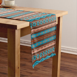 Southwest Style Geometric Cameron Gorge Design Long Table Runner