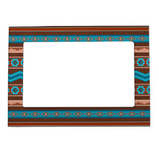 Southwest Style Geometric Cameron Gorge Design Magnetic Frame