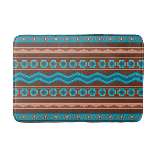 Southwest Style Geometric Cameron Gorge Design Med Bath Mat