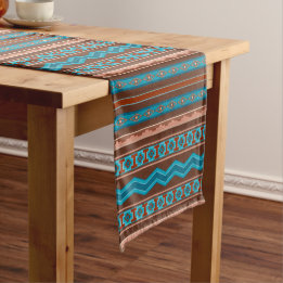 Southwest Style Geometric Cameron Gorge Design  Medium Table Runner