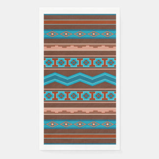 Southwest Style Geometric Cameron Gorge Design Paper Guest Towels