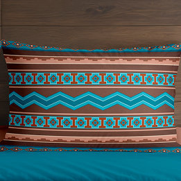 Southwest Style Geometric Cameron Gorge Design Pillow Case
