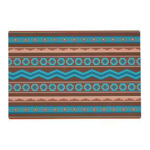 Southwest Style Geometric Cameron Gorge Design Placemat