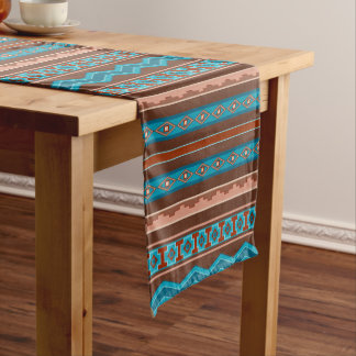 Southwest Style Geometric Cameron Gorge Design  Short Table Runner
