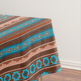 Southwest Style Geometric Cameron Gorge Design Sm Tablecloth