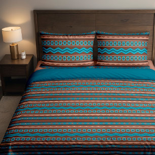 Southwest Style Geometric Cameron Gorge King Duvet Cover