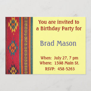 Southwest Style Invitation