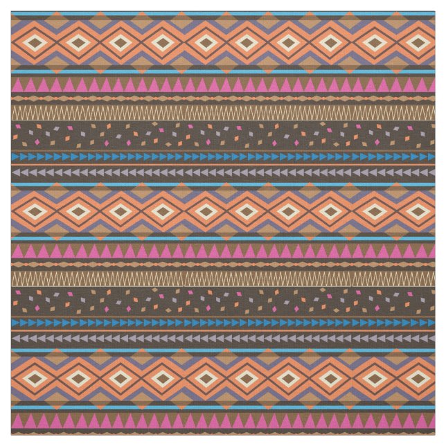 Southwest style Tribal print fabric (Swatch)