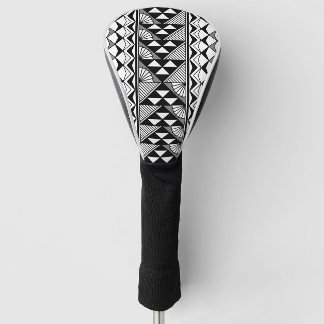 Southwest Sun and Rain in Gray Golf Head Cover (Front)