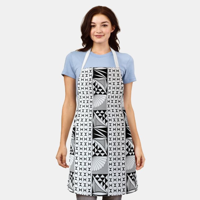 Southwest Sunrise in Gray Apron (Worn)