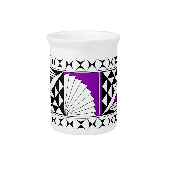 Southwest Sunrise in Purple Beverage Pitcher (Front)