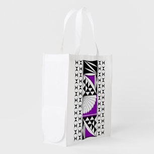 Southwest Sunrise in Purple Grocery Bag