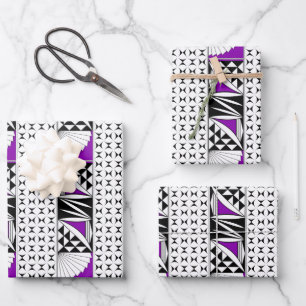 Southwest Sunrise in Purple Wrapping Paper Sheets