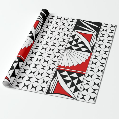 Southwest Sunrise in Red Wrapping Paper