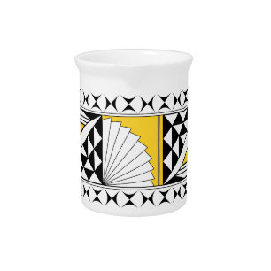 Southwest Sunrise in Yellow Beverage Pitcher