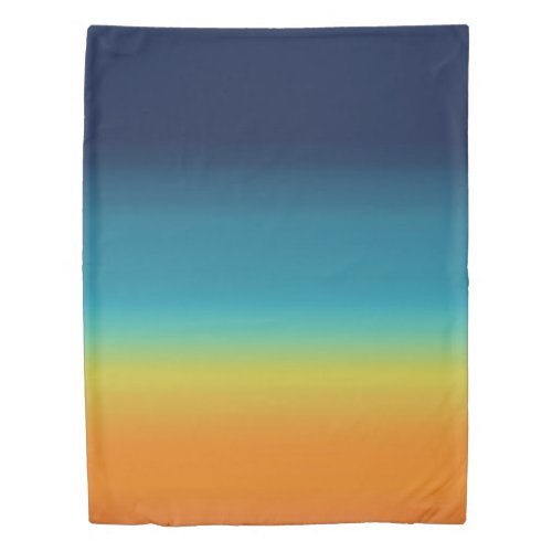 Southwest Sunset Colors Twin Duvet Cover