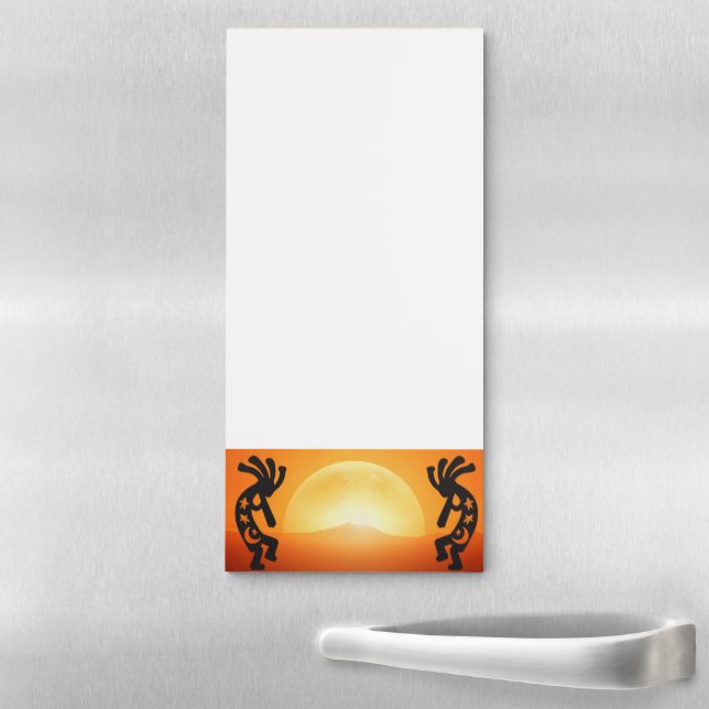 Southwest Sunset Kokopelli Notepad (In Situ)