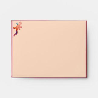 Southwest Sunset Lizard Response Card Envelope