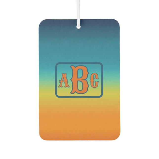 Southwest Sunset Personalized Air Freshener (Front)