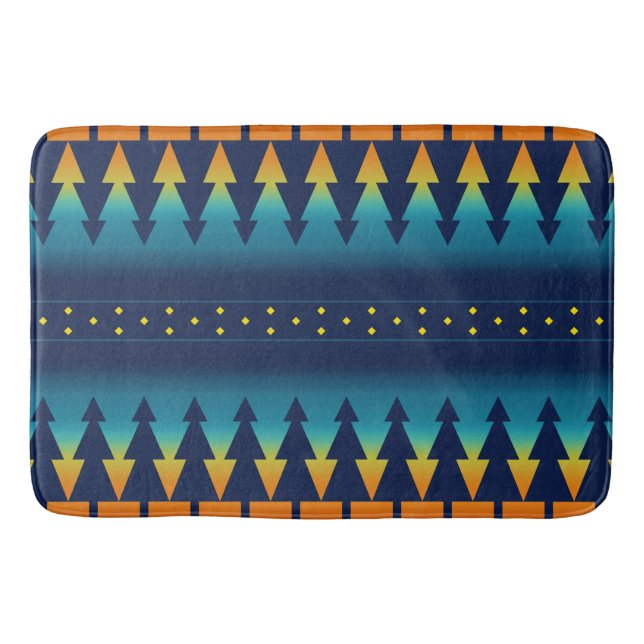 Southwest Sunset Pines Bathroom Mat (Front)
