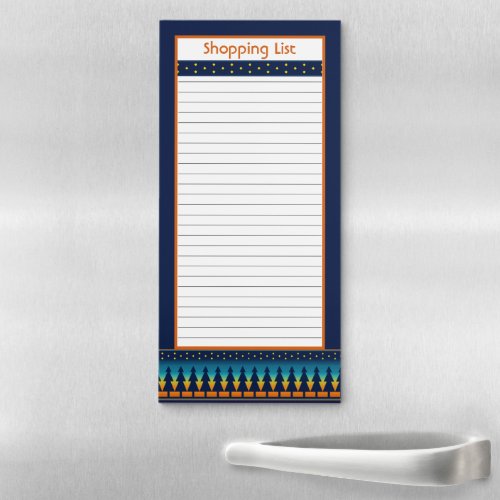 Southwest Sunset Pines Customized Magnetic Notepad