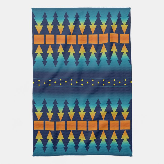 Southwest Sunset Pines Kitchen Towel (Vertical)