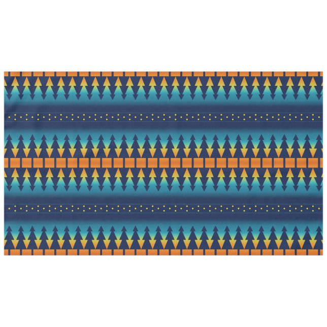 Southwest Sunset Pines Tablecloth (Front (Horizontal))