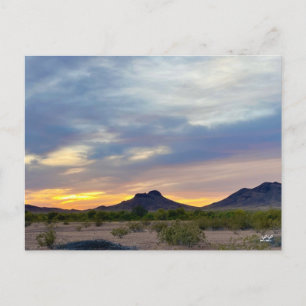 Southwest Sunset Postcard