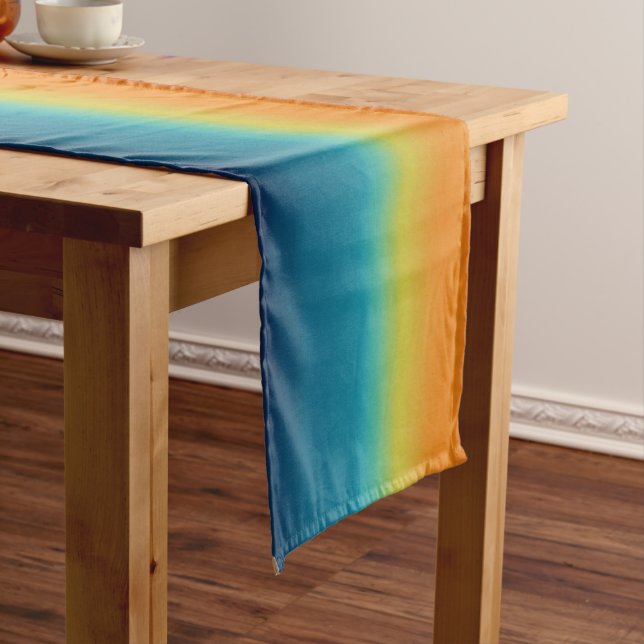 Southwest Sunset Short Table Runner (In Situ)