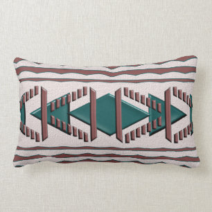 Southwest Tapestry Cotton Throw Lumbar Pillow