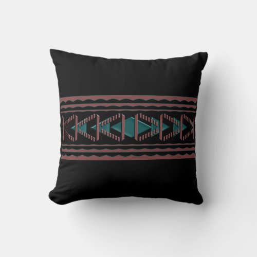 Southwest Tapestry Cotton Throw Pillow 16x16