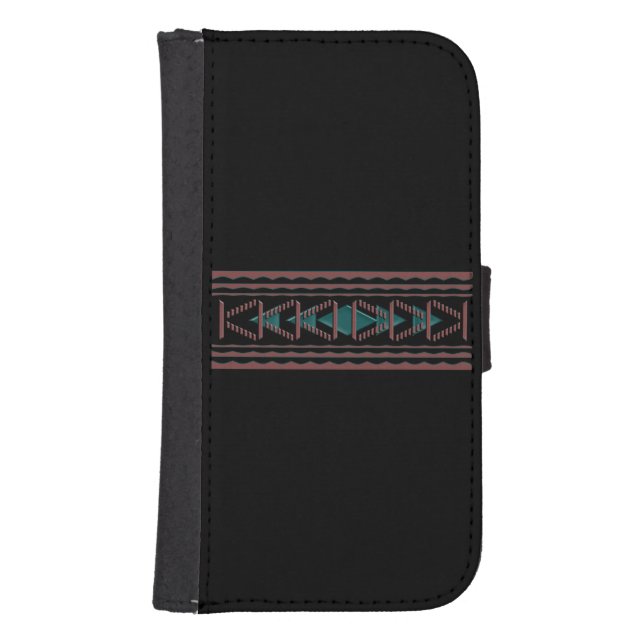Southwest Tapestry Galaxy S4 Phone Wallet Case (Front)