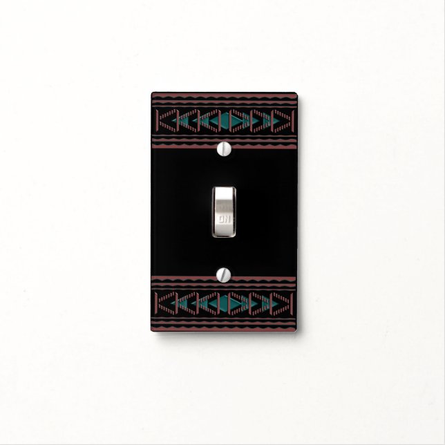 Southwest Tapestry Light Switch Cover (In Situ)