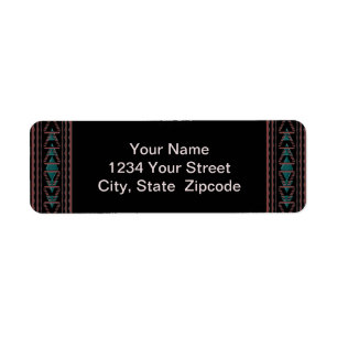 Southwest Tapestry Return Address Labels