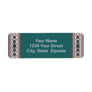 Southwest Tapestry Return Address Labels