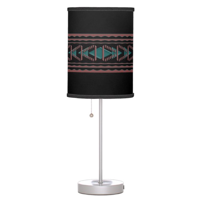 Southwest Tapestry Table Lamp (Right)