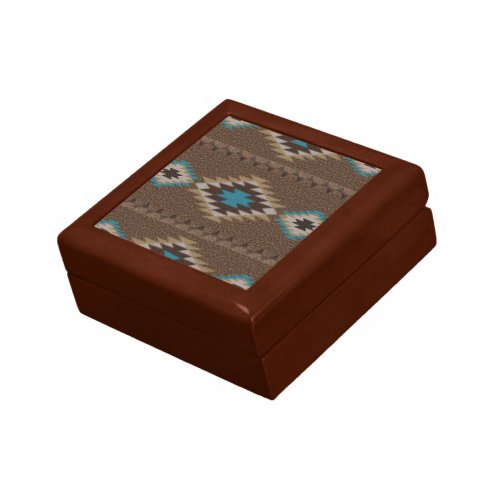 Southwest Tranquility Wood Gift Box w Tile