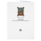 "Southwest Tree of Life", Four Seasons, Art Notes (Back)