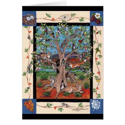 Southwest Tree of Life Four Seasons Art Notes