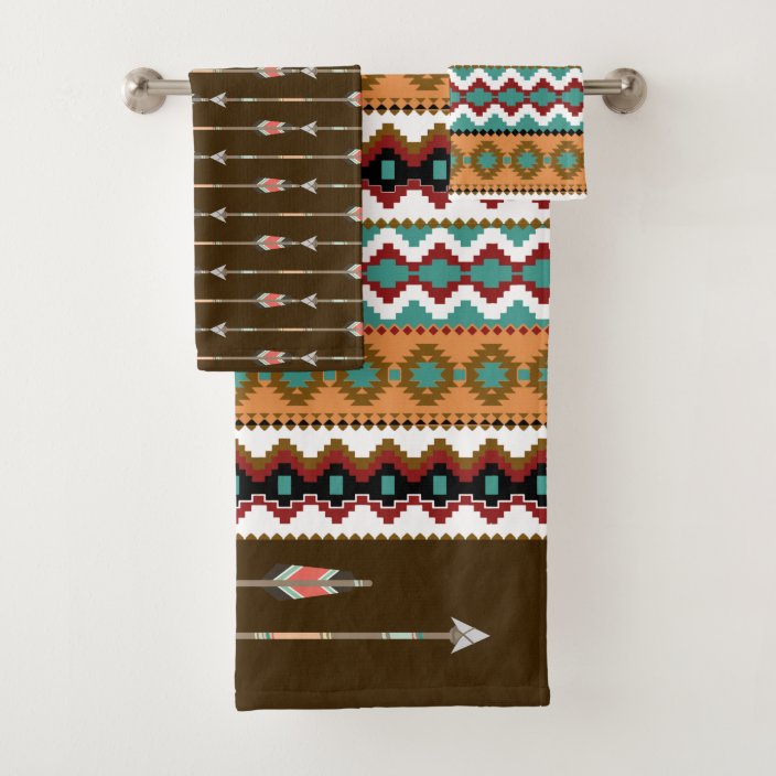 Southwest Tribal Bath Towel Set