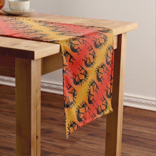 Southwest Tribal Pattern Kokopelli Design Long Table Runner
