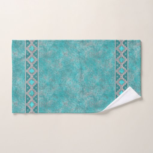 Southwest Turquoise Bath Towel Set Zazzle