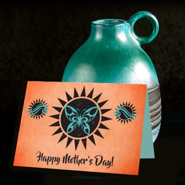  Southwest Turquoise Butterfly Mother's Day Card (Creator Uploaded)