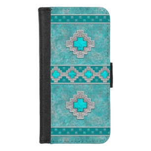 Southwest Turquoise iPhone 8/7 Wallet Case