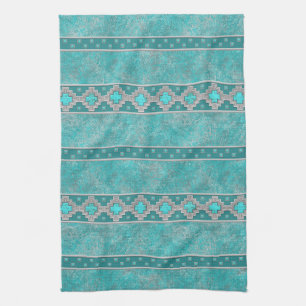 Southwest Turquoise Kitchen Towel