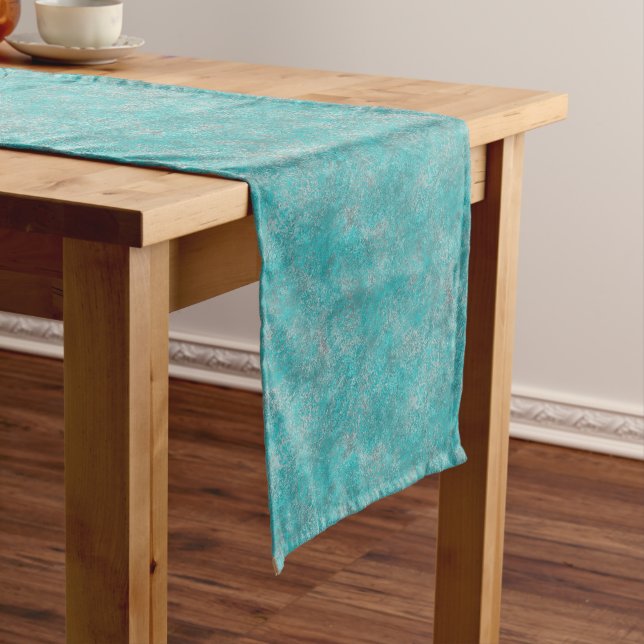 Southwest Turquoise Medium Table Runner (In Situ)