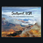 Southwest USA Fine Art Photography 2026 Calendar<br><div class="desc">This beautiful collection of our original Southwest USA fine art photographs makes a delightful 2026 wall calendar suitable for gifting or framing. It gives you a taste of southwest landscapes, but there is so much more to see! These calendar photographs were taken in Nevada, Colorado, New Mexico, Utah, and Arizona....</div>