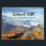 Southwest USA Fine Art Photography 2026 Calendar<br><div class="desc">This beautiful collection of our original Southwest USA fine art photographs makes a delightful 2026 wall calendar suitable for gifting or framing. It gives you a taste of southwest landscapes, but there is so much more to see! These calendar photographs were taken in Nevada, Colorado, New Mexico, Utah, and Arizona....</div>