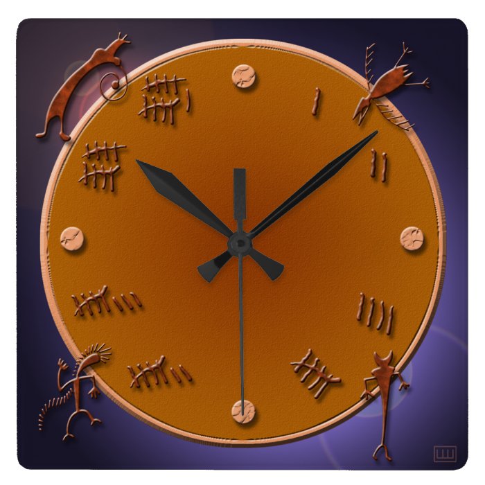Southwest wall clock Zazzle