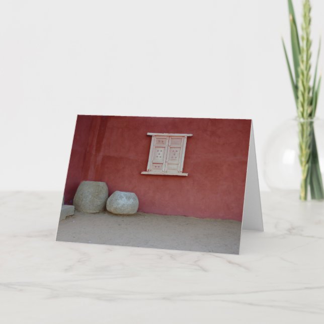 Southwest Window Greeting Card (Front)